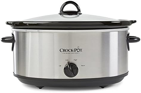 7 Quart Oval Manual Slow Cooker – Stainless Steel - Curated Catalog U7