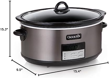 8 Quart Programmable Slow Cooker with Auto Warm - Curated Catalog M9