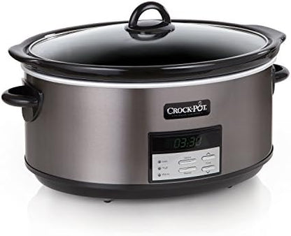 8 Quart Programmable Slow Cooker with Auto Warm - Curated Catalog H9
