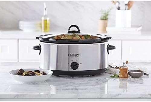 7 Quart Oval Manual Slow Cooker – Stainless Steel - Curated Catalog U7