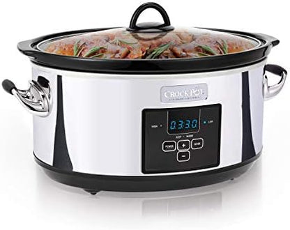 7 Quart Programmable Slow Cooker – Polished Platinum - Curated Catalog Q6