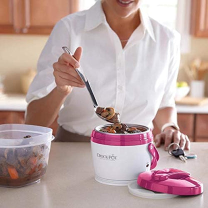 Lunch Crock Portable Food Warmer 20oz – Pink - Curated Catalog U2
