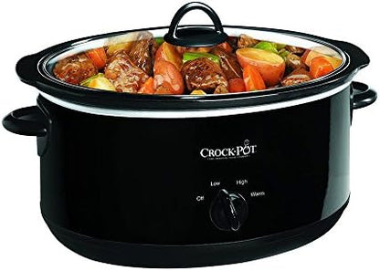 8 Quart Manual Slow Cooker – Black - Curated Catalog Q3