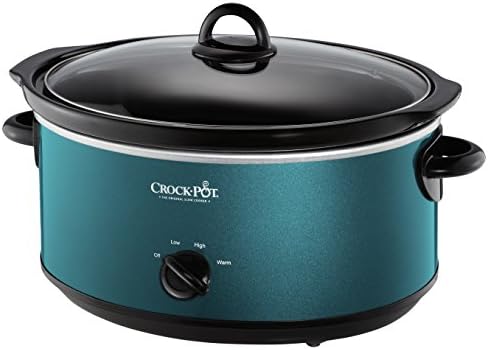 7 Quart Manual Slow Cooker – Turquoise - Curated Catalog O6
