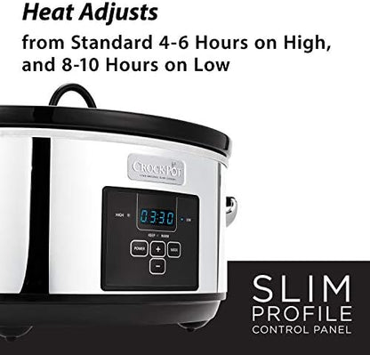 7 Quart Programmable Slow Cooker – Polished Platinum - Curated Catalog Q6