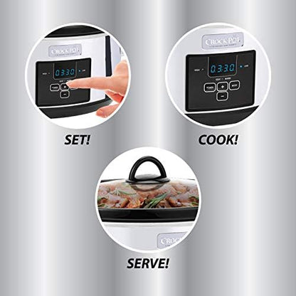 7 Quart Programmable Slow Cooker – Polished Platinum - Curated Catalog Q6
