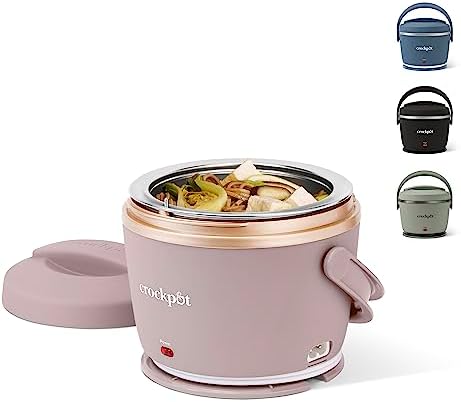 Electric Lunch Box Food Warmer 20oz – Blush Pink - Curated Catalog F2