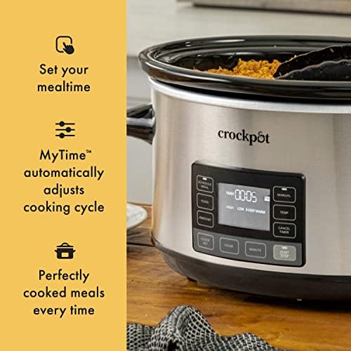 7 Quart Portable Programmable Slow Cooker with Timer - Curated Catalog A9
