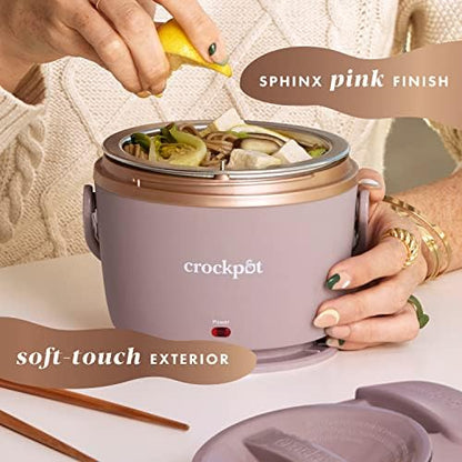 Electric Lunch Box Food Warmer 20oz – Blush Pink - Curated Catalog F2