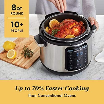8 Quart Express Crock Multi-Use Pressure Cooker - Curated Catalog W9