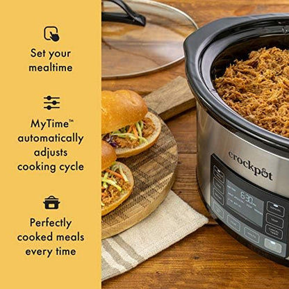 MyTime 6 Quart Programmable Slow Cooker - Curated Catalog O0
