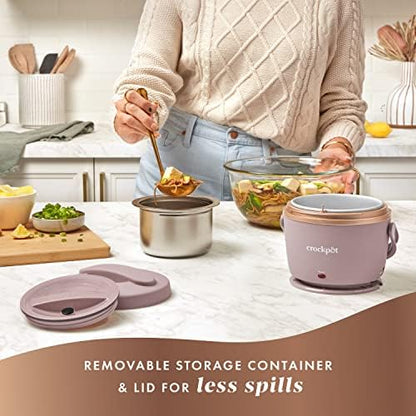 Electric Lunch Box Food Warmer 20oz – Blush Pink - Curated Catalog F2