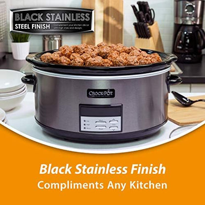 8 Quart Programmable Slow Cooker with Auto Warm - Curated Catalog H9