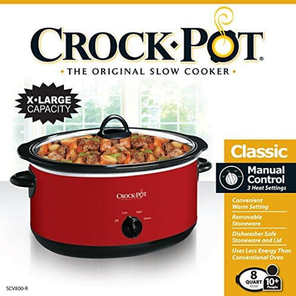 Express Crock 8 Quart Programmable Slow Cooker - Curated Catalog B4