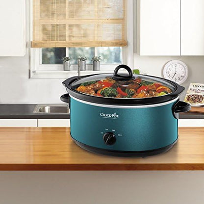 7 Quart Manual Slow Cooker – Turquoise - Curated Catalog O6