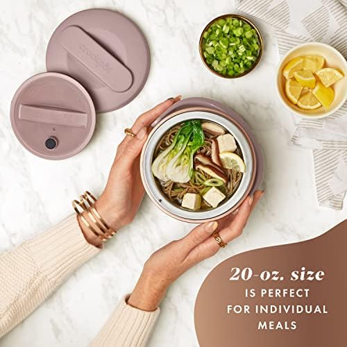 Electric Lunch Box Food Warmer 20oz – Blush Pink - Curated Catalog F2