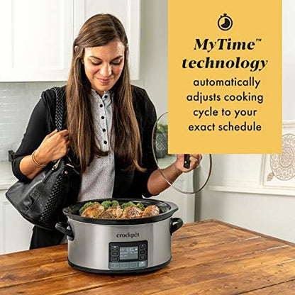 MyTime 6 Quart Programmable Slow Cooker - Curated Catalog O0