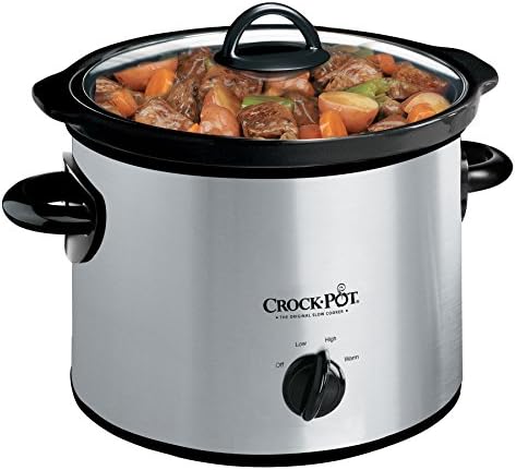 3 Quart Manual Slow Cooker – Silver - Curated Catalog B3