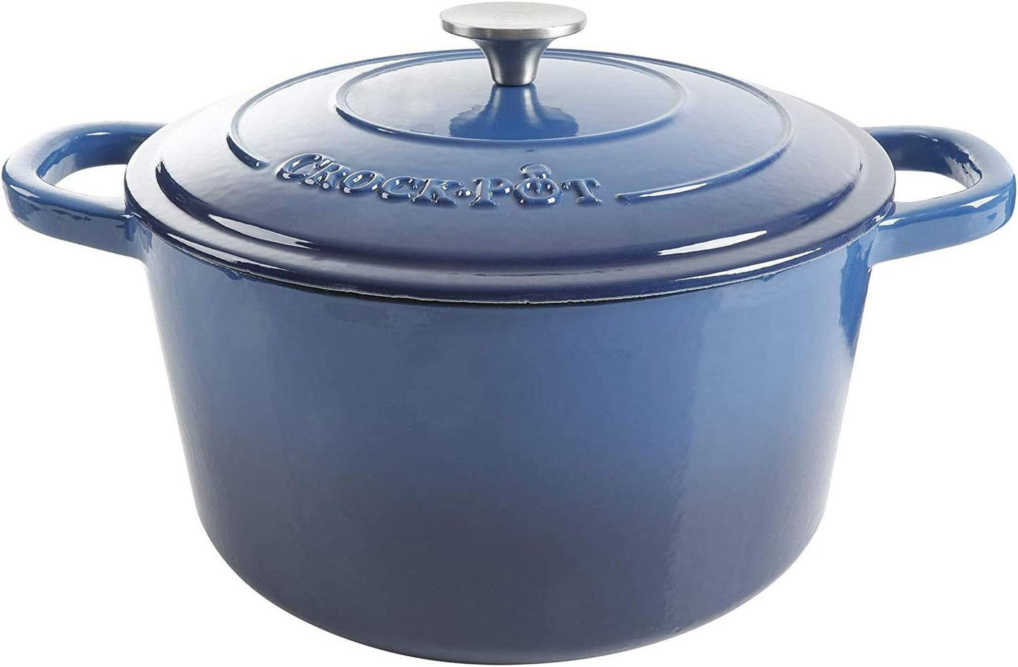 3 Quart Enameled Cast Iron Dutch Oven – Aqua - Curated Catalog U6