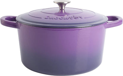 3 Quart Enameled Cast Iron Dutch Oven – Aqua - Curated Catalog O8