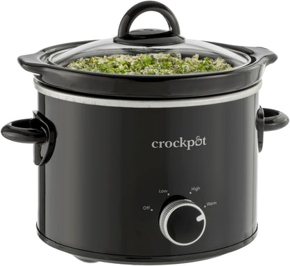 2 Quart Mini Slow Cooker – Classic Compact Cooker - Curated Catalog H5