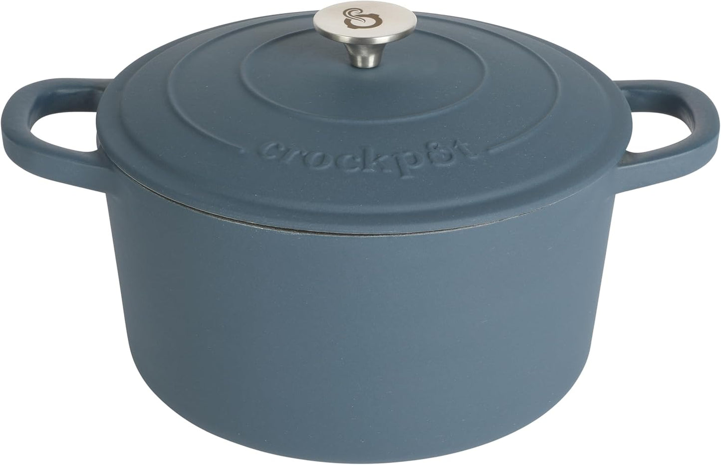 3 Quart Enameled Cast Iron Dutch Oven – Aqua - Curated Catalog U6