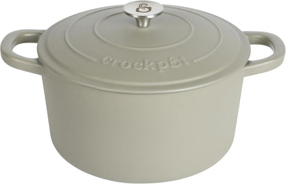 3 Quart Enameled Cast Iron Dutch Oven – Aqua - Curated Catalog U6
