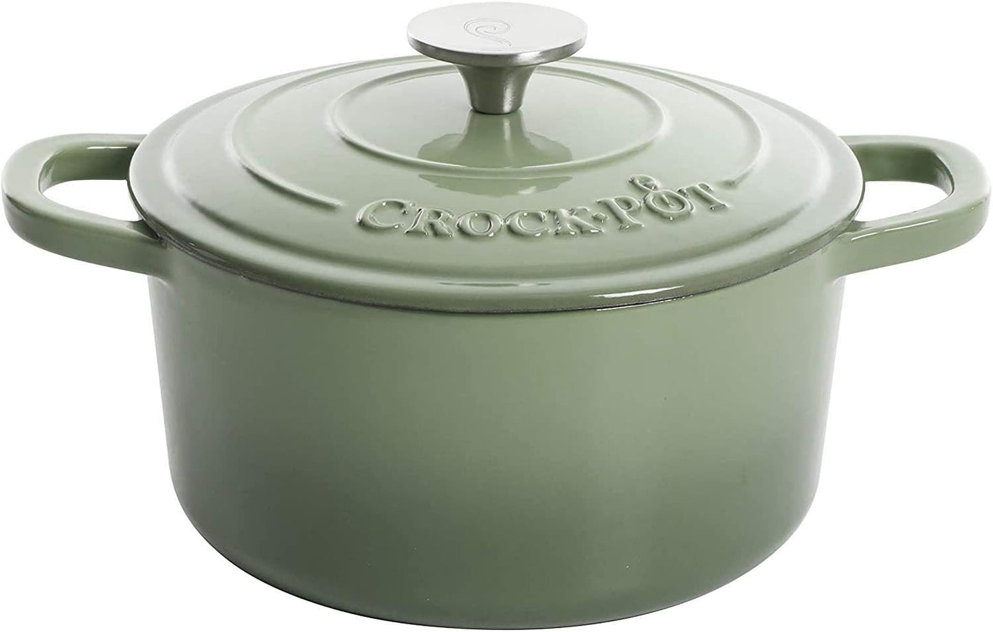 3 Quart Enameled Cast Iron Dutch Oven – Aqua - Curated Catalog O8