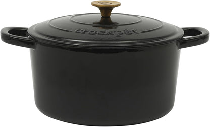 3 Quart Enameled Cast Iron Dutch Oven – Aqua - Curated Catalog U6