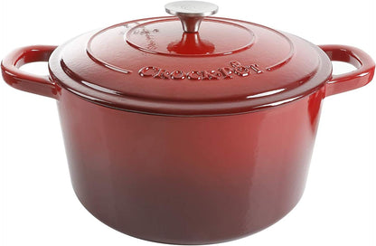 3 Quart Enameled Cast Iron Dutch Oven – Aqua - Curated Catalog U6