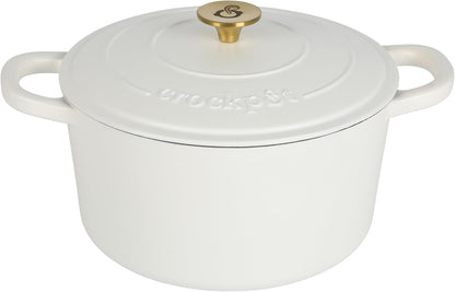 3 Quart Enameled Cast Iron Dutch Oven – Aqua - Curated Catalog U6