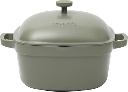 3 Quart Enameled Cast Iron Dutch Oven – Aqua - Curated Catalog O8