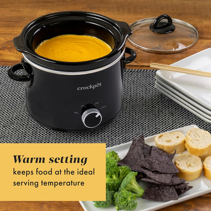 2 Quart Mini Slow Cooker – Classic Compact Cooker - Curated Catalog H5